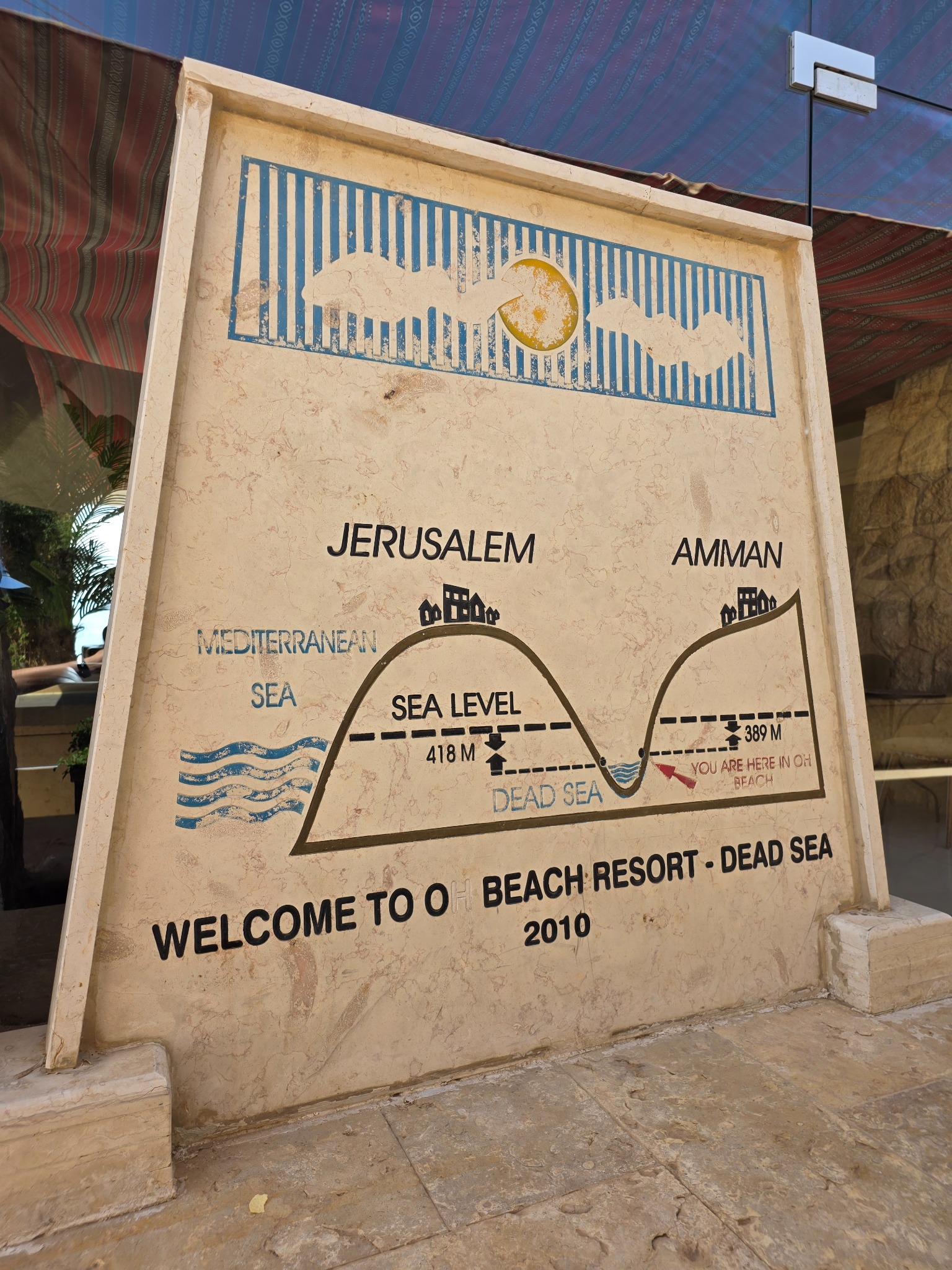 O Beach Hotel & Resort, una de las opciones de acceso al Mar Muerto.