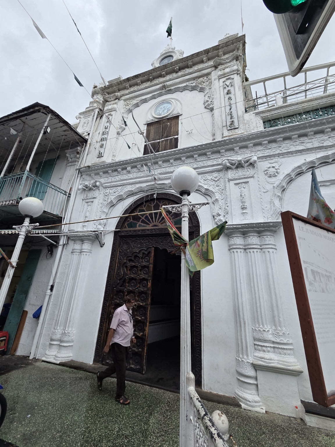 La Jummah Mosque, en el centro de Port Louis.
