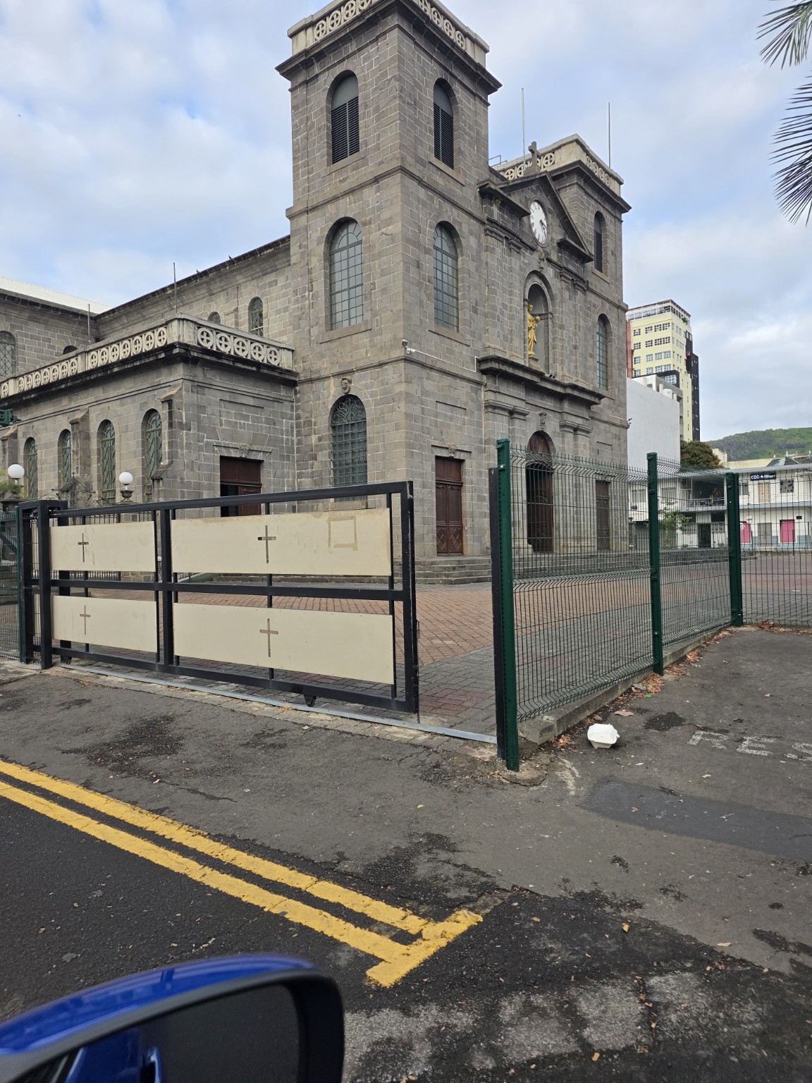 Una iglesia del centro de Port Louis.