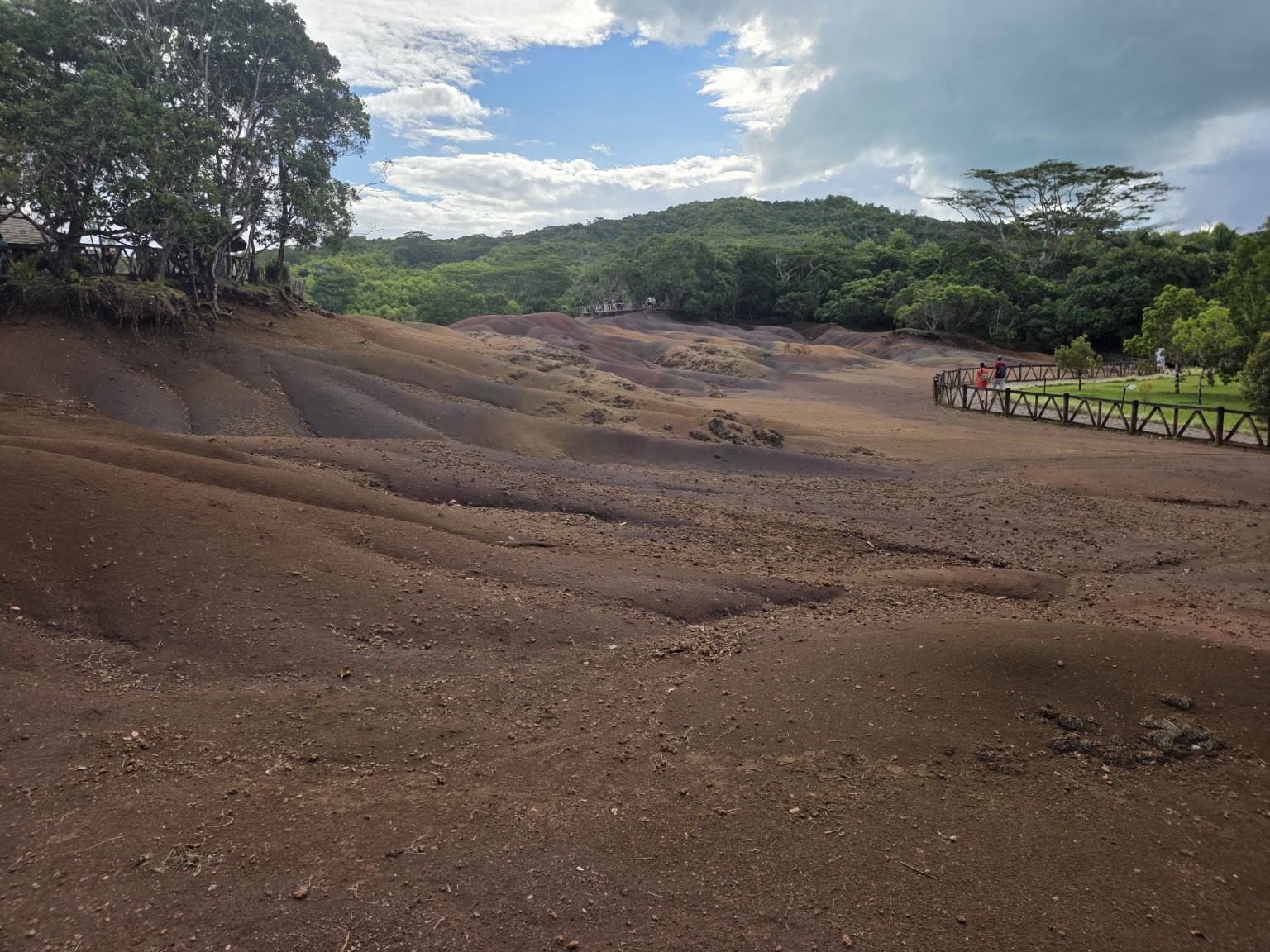Las Tierras de Siete Colores de Chamarel.