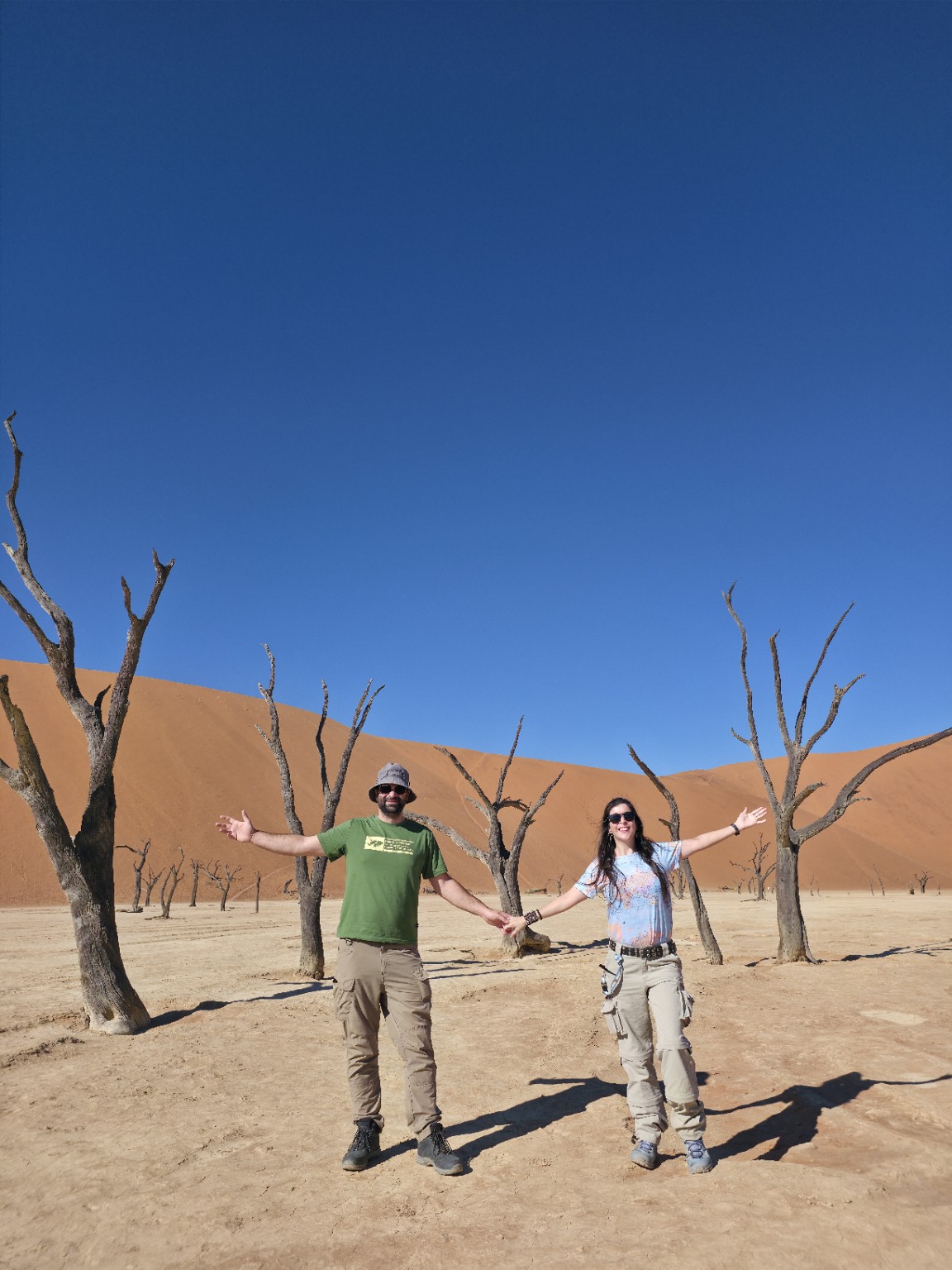 Nuestro recorrido por el interior de Deadvlei.