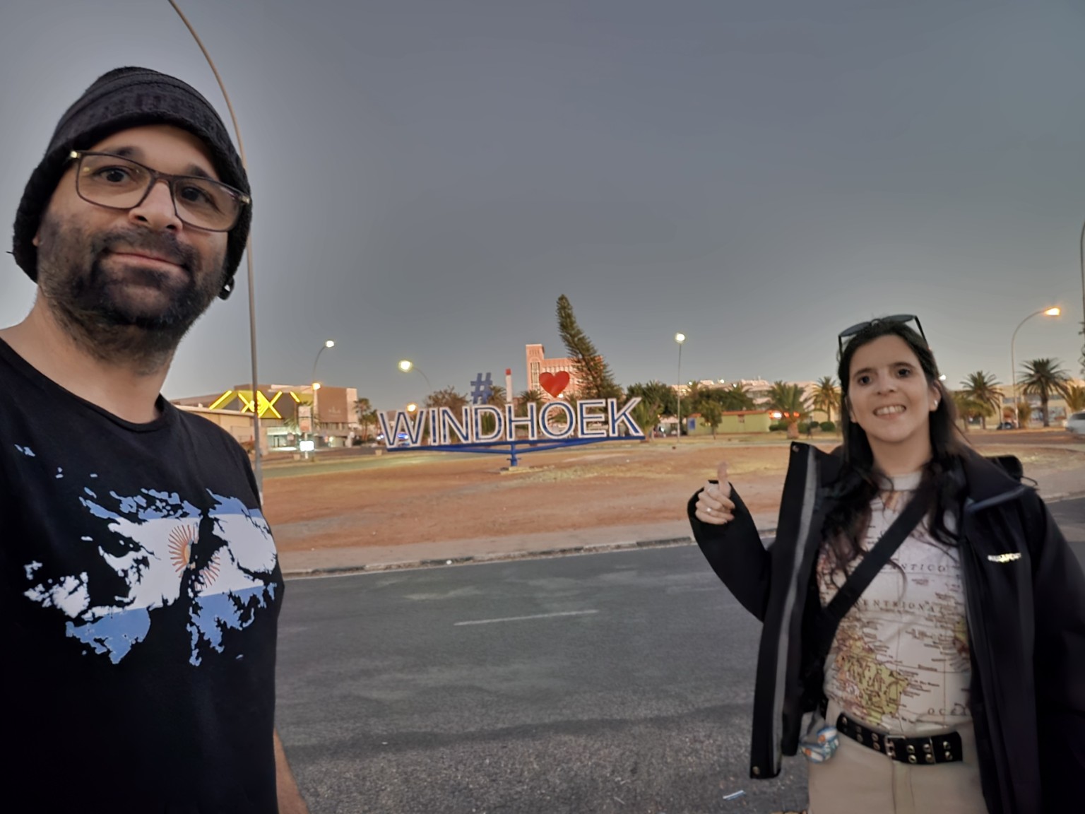Nuestro primer recorrido por Windhoek.
