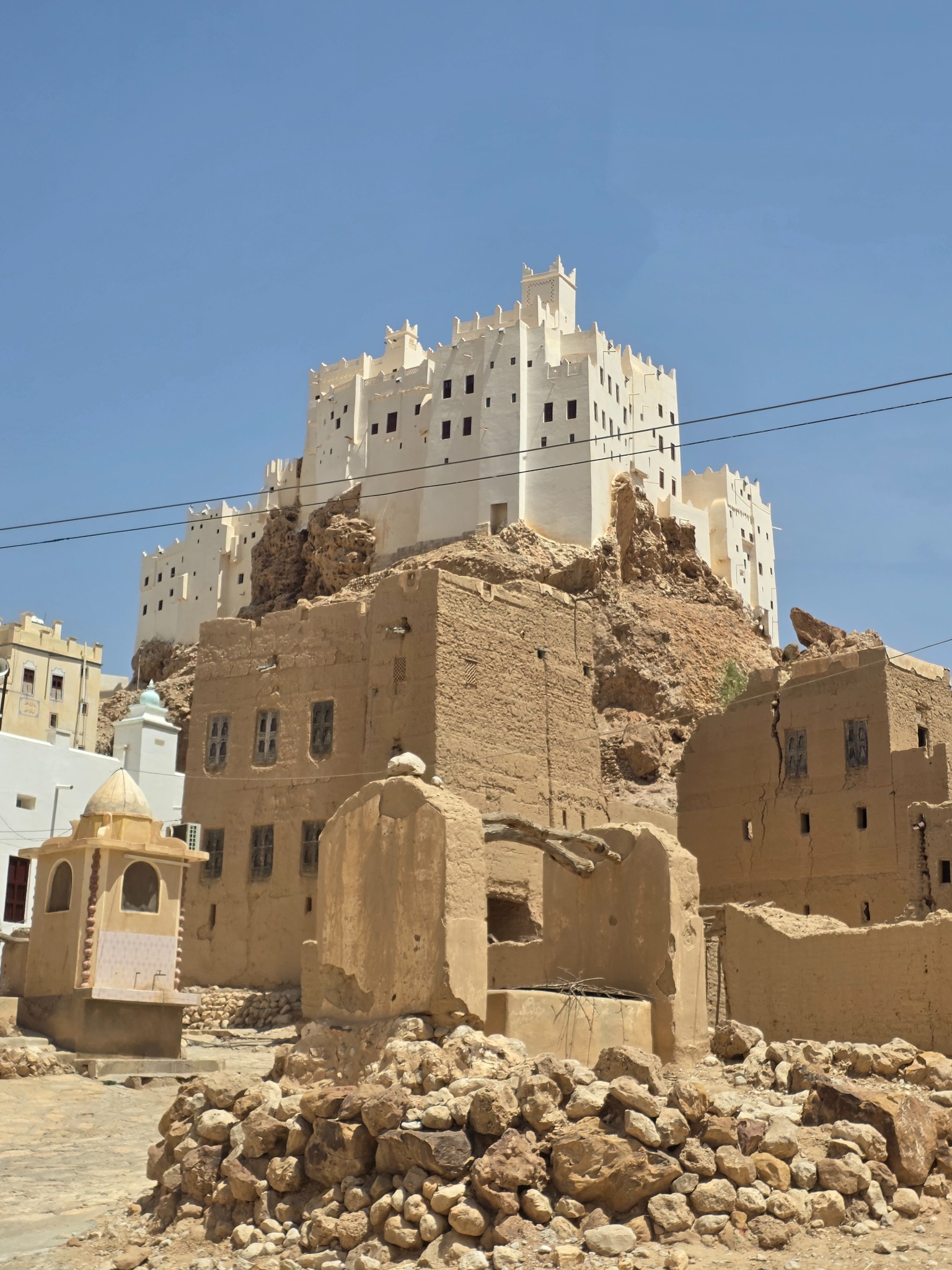 El castillo abierto especialmente para nuestra visita.